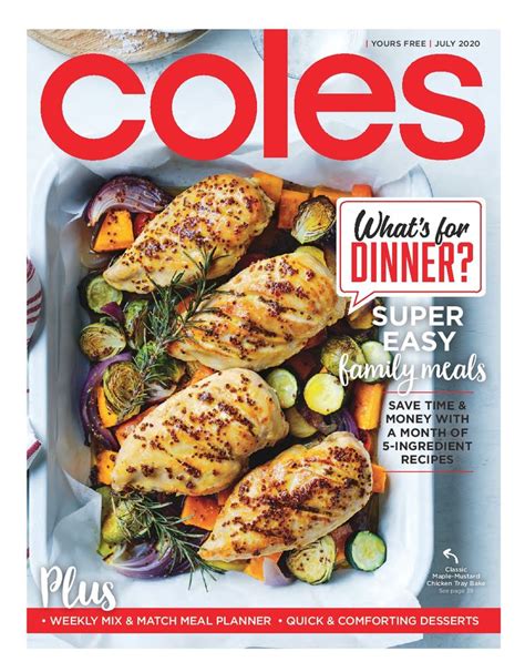 Coles Magazine July 2020 | Quick dinner, Easy family meals, Dinner