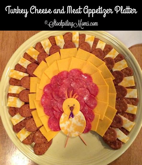 Turkey Cheese and Meat Appetizer Platter - STOCKPILING MOMS™