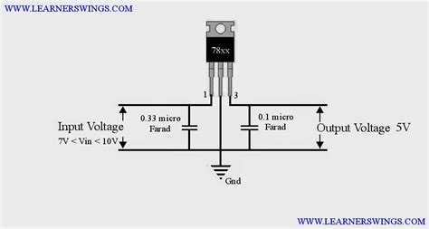 5V Fixed-Output Voltage Regulator using 7805 « Funny Electronics