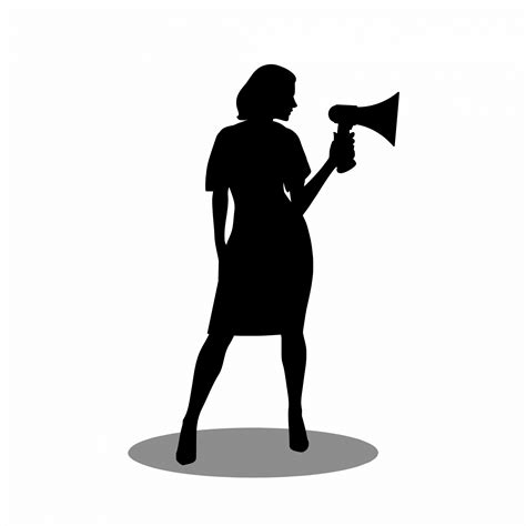 Woman With Megaphone Free Stock Photo - Public Domain Pictures