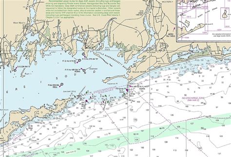 2017 Nautical Map of Block Island Sound and Approaches - Etsy