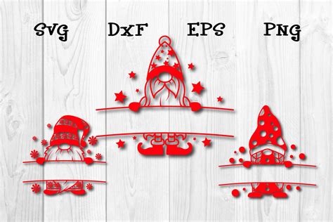 Christmas svg Christmas gnome svg files monogram (1018411)