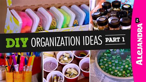 DIY Organization Ideas (Part 1) - YouTube