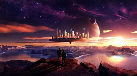 artwork, planet, science fiction, digital art, futuristic, HD Wallpaper | Rare Gallery