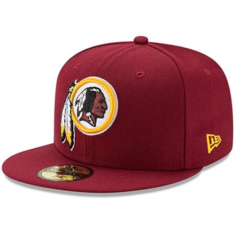 Washington Redskins New Era Omaha 59FIFTY Fitted Hat - Burgundy ...