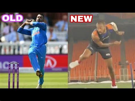 Hardik Pandya New Bowling Action | Fastbowling Addicts - YouTube