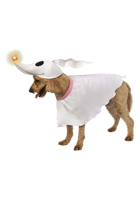 Nightmare Before Christmas Zero Dog Costume w/ Light-up Nose