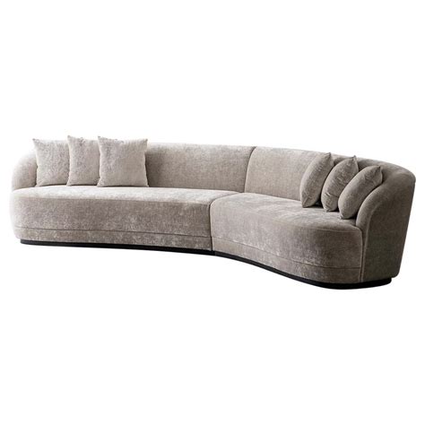 Extra Deep Sectional Sofa In Custom Velvet Color For Sale at 1stDibs | extra deep sofa ...