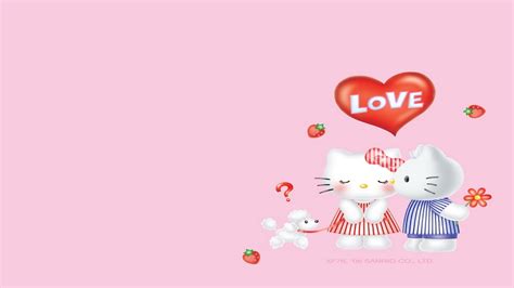 Wallpaper Hello Kitty Love - WallpaperSafari