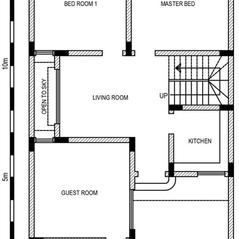 Ground Floor Plan of House VII | Download Scientific Diagram