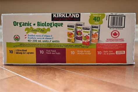 Costco Kirkland Signature Organic Juice Boxes Review - Costcuisine