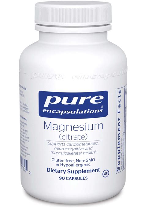 Pure Encapsulations Magnesium Citrate – Supplement First