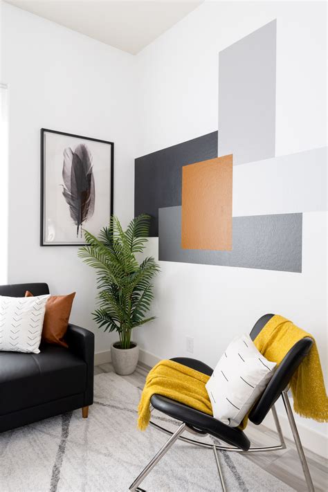 DIY Color Block Accent Wall - How to Paint One - Neatly Living