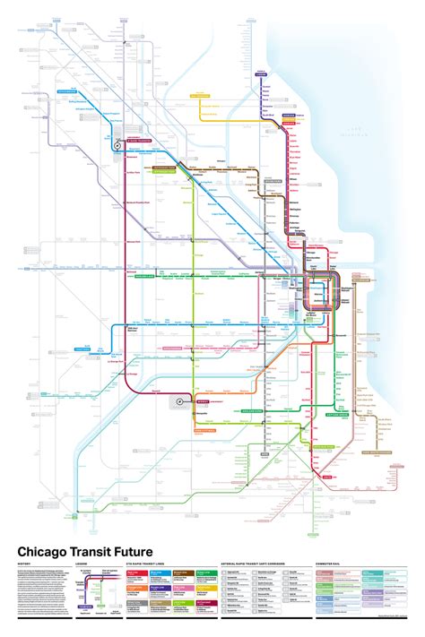 Transit Maps: Fantasy Map: Chicago Transit Future by Michael Tyznik