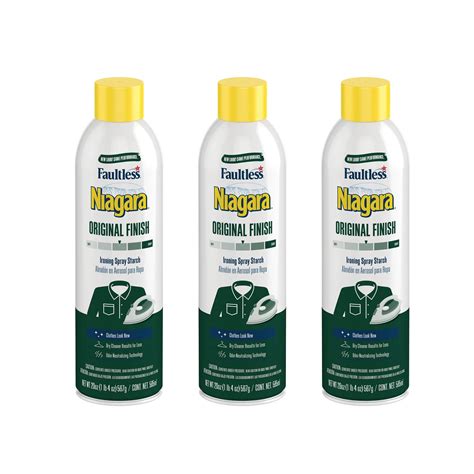 Faultless Niagara Original Finish Ironing Spray Starch 3 Pack - Walmart.com