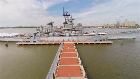 Museum battleship USS New Jersey — Stock Video © Paha_L #114063358