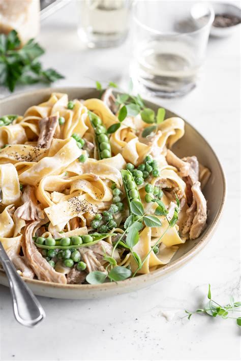 creamy lemon chicken pappardelle | With Spice