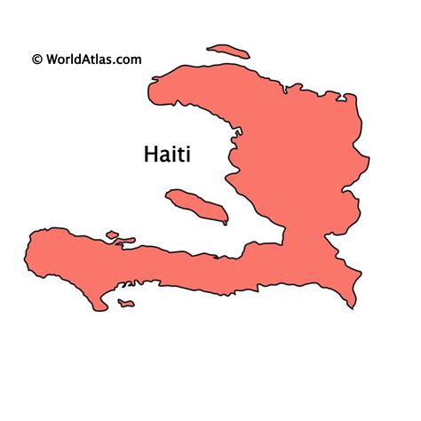 Map Of Haiti Island