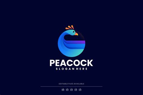 Peacock Colorful Logo – MasterBundles