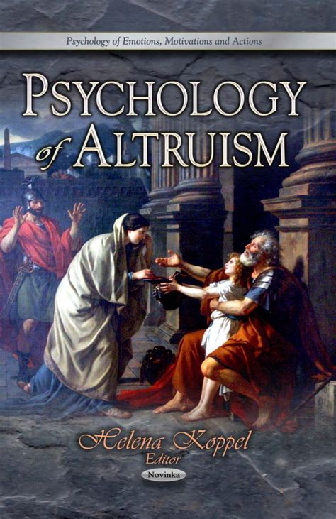 Psychology of Altruism – Nova Science Publishers