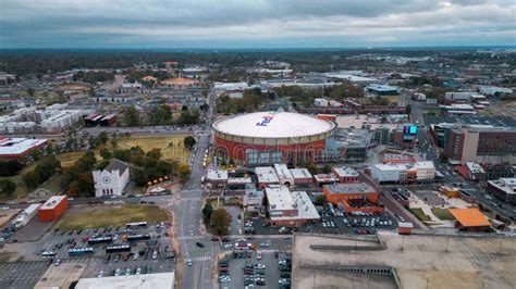 FedEx Forum Memphis from Above - Home of the Memphis Grizzlies ...