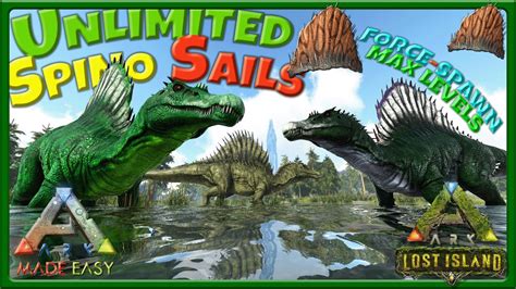 🆕 Spino Sail Farming Location 🌴 Lost Island 🌴 ARK: Made Easy - YouTube