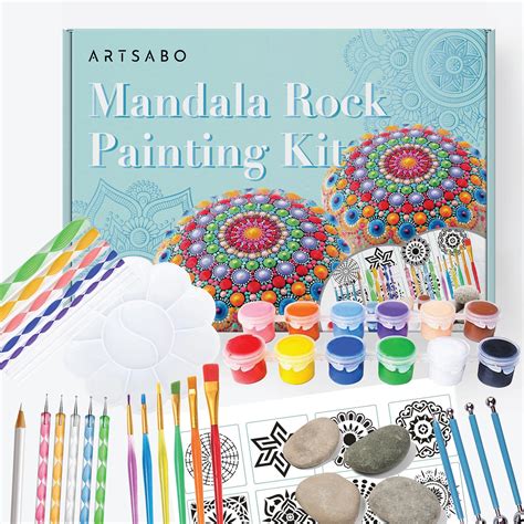 55PCS Mandala Dotting Tools Rock Painting Kit with Brushes | Etsy