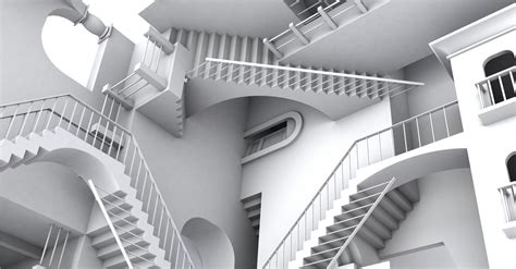 Optical Illusions Impossible Stairs