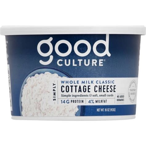 Good Culture Classic 4% Cottage Cheese - 16oz : Target