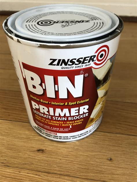 Zinsser B-I-N Interior Multi-Purpose Shellac Wall and Ceiling Primer (1-Quart) Lowes.com | Tough ...