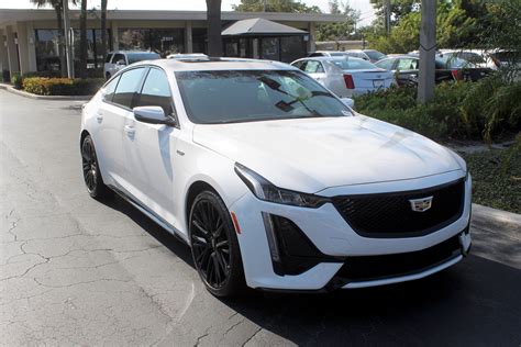 2020 Cadillac CT5-V In Summit White Paint On Black Wheels | GM Authority