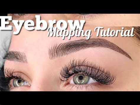 Eyebrow Mapping Tutorial - YouTube