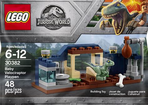 Lego Jurassic World 30382 Baby Velociraptor Playpen New Sealed Free Shipping | eBay