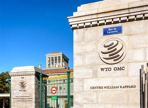 The World Trade Organization WTO Headquarters in Geneva, Switzerland Editorial Stock Photo ...