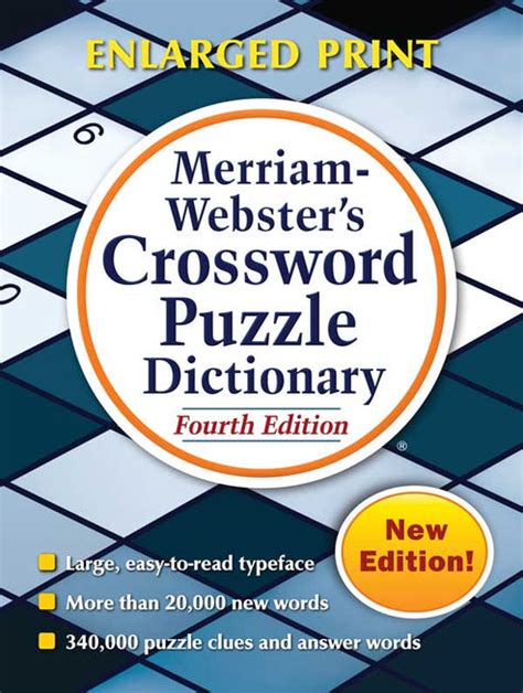 Merriam-Webster's Crossword Puzzle Dictionary, Fourth Edition – Merriam ...