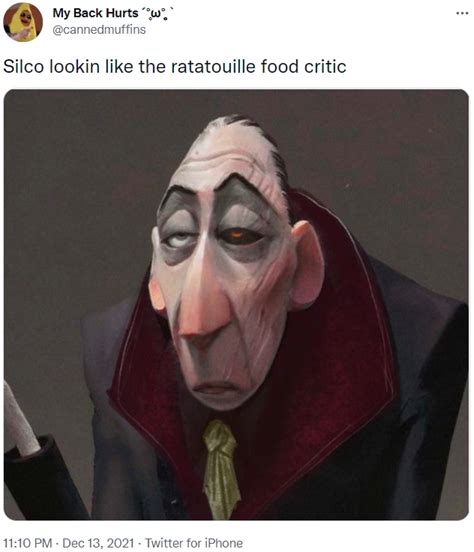 Silco lookin like the ratatouille food critic | Arcane | Know Your Meme