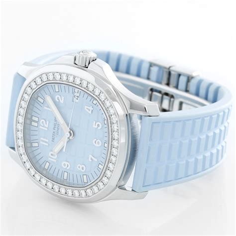 Patek Philippe Aquanaut Luce Ladies Stainless Steel Diamond White Watch ...