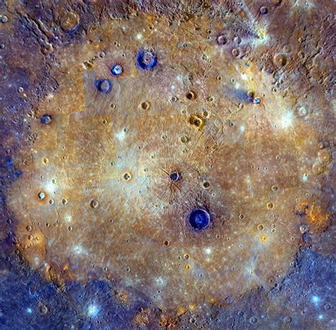 Mercury's Caloris Basin - NASA Science | Mercury surface, Mercury ...