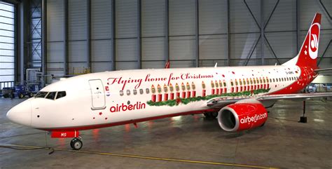 Air Berlin unveils aircraft Christmas livery — Allplane