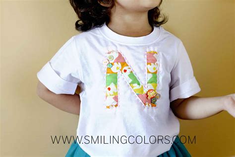 How to Alter a T-shirt: Reverse Applique - Smiling Colors