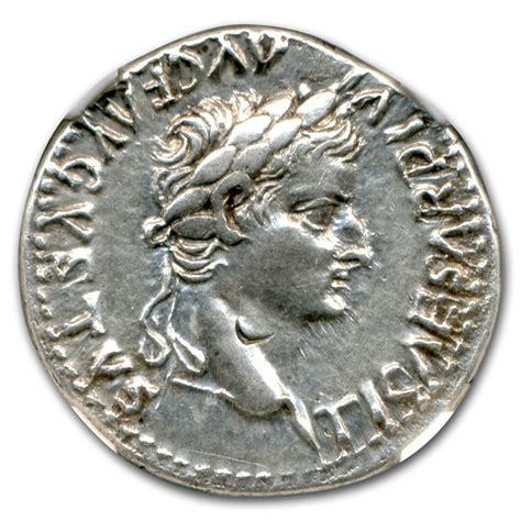 Roman Silver Denarius Emperor Tiberius (14-37 AD) XF NGC - Walmart.com