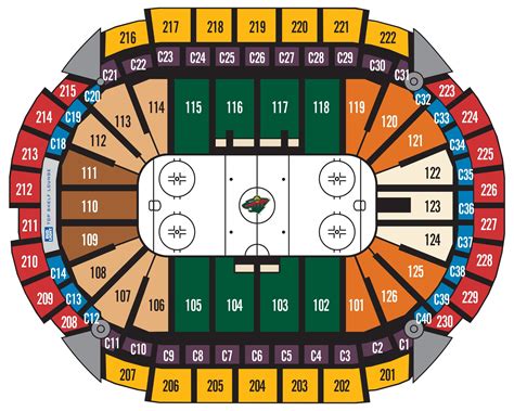 Mn Wild Seating Chart Club Level | Awesome Home