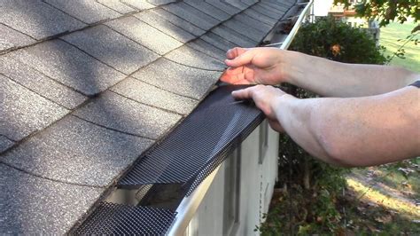 Amerimax Gutter Guard Install - YouTube