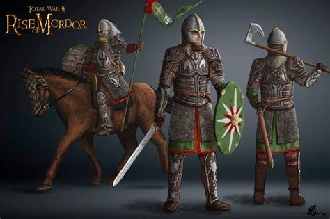 Rohan Unit Captains Artwork (Total War: Rise of Mordor) : r/lotr