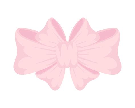 pink bow decoration 10967510 Vector Art at Vecteezy