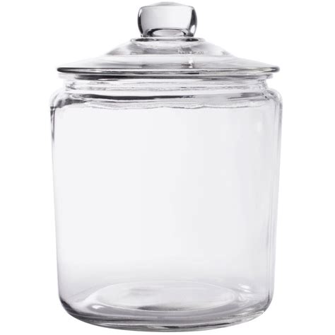 Choice 1 Gallon Glass Jar with Glass Lid | Glass food storage jars, Glass jars with lids, Gallon ...