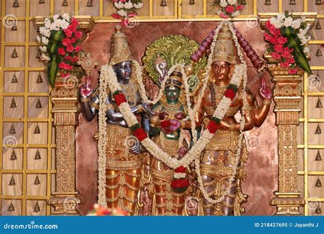 Close Up of Ramar Kalyanam a Traditional Idol in an Indian Wedding Hall ...