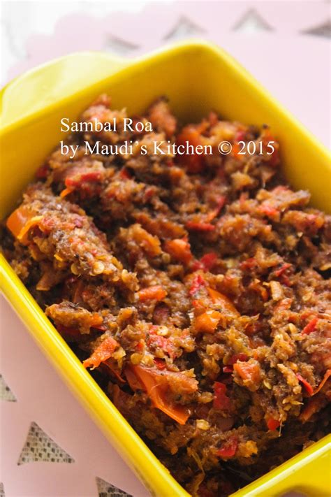 Maudi's kitchen: Sambal Ikan Roa Manado