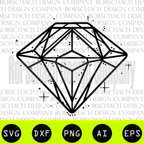 Diamond Svg Diamond Clipart Diamond Svg Gemstone Svg Stone - Etsy