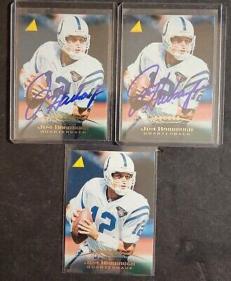 Massive JIM HARBAUGH Lot Football 378 Cards RC Traded x3, Autos x2, SP ...